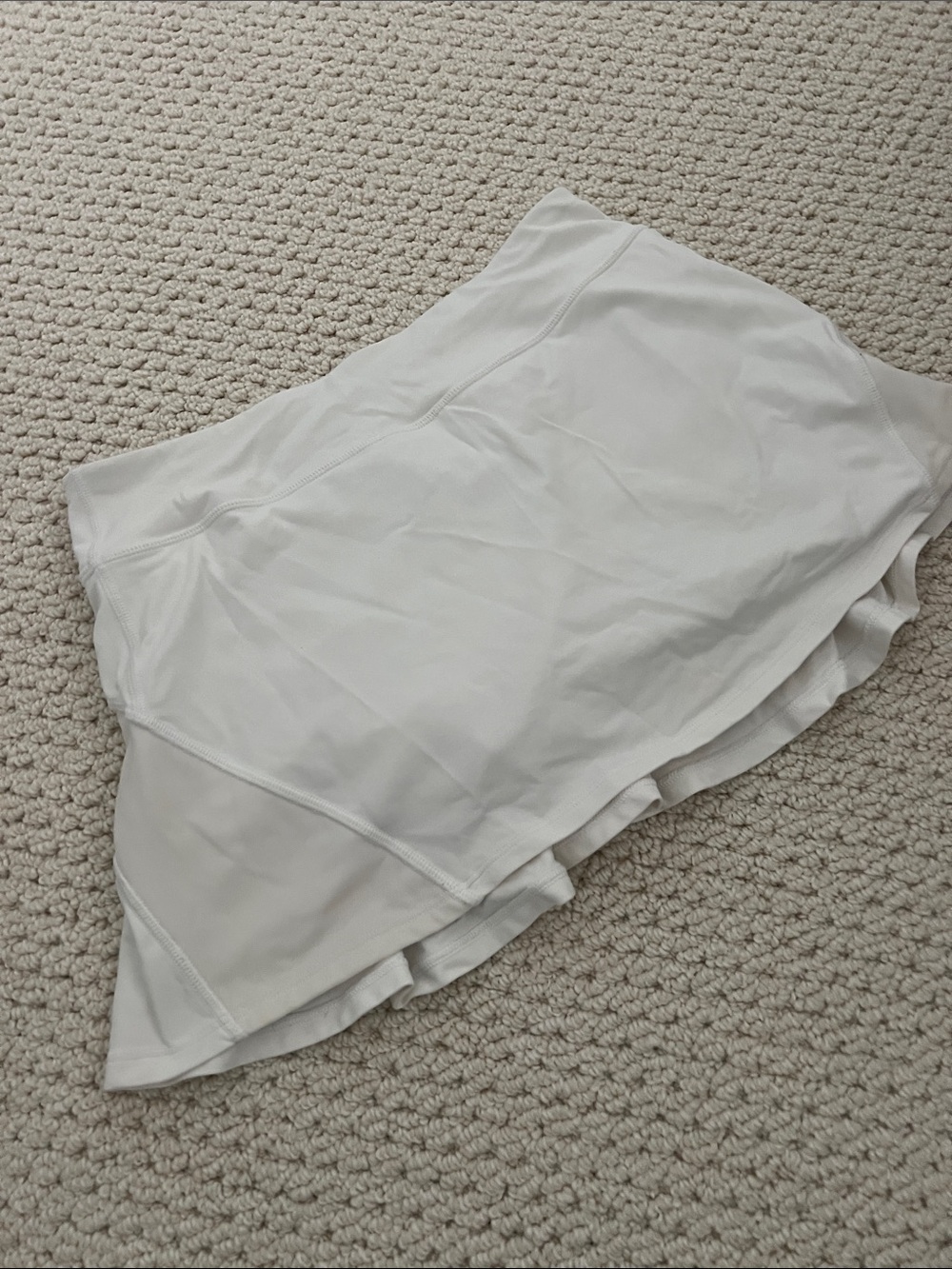 lululemon athletica Cream Athletic Circle Skort with Flared Hem